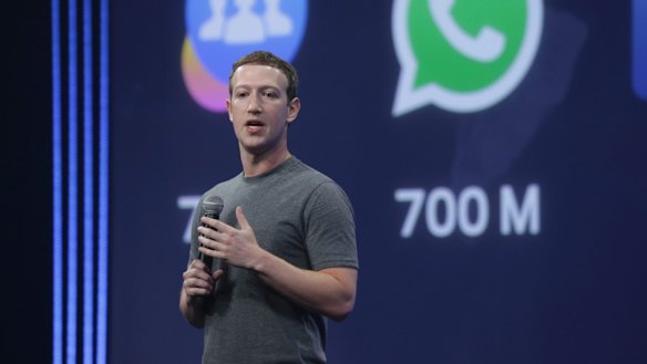 Facebook chief executive Mark Zuckerberg.