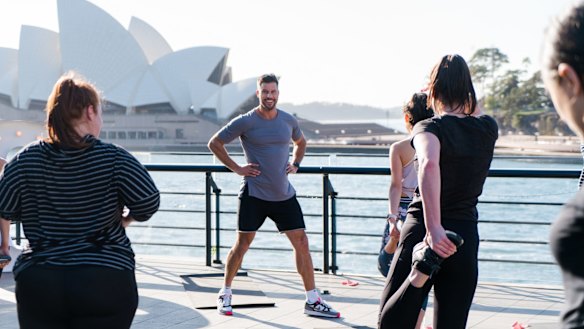 Sam Wood at the launch of his app 28 by Sam Wood. 