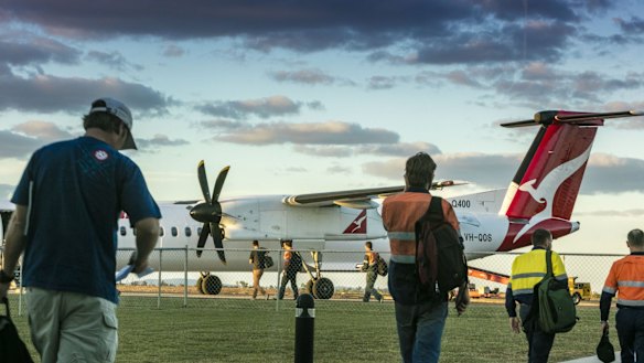 Qantas sees the opportunity to merge Alliance with its own fly-in, fly-out operations.  