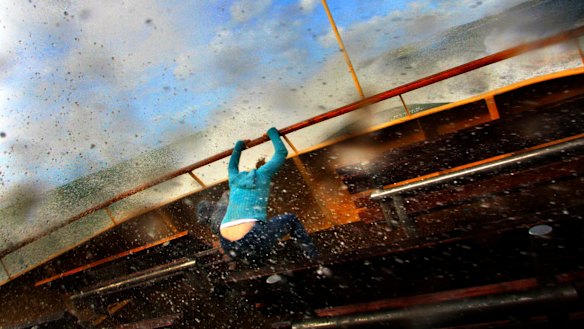 The Freshwater-class ferries have braved some large swells in their time.