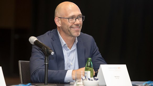 MYOB boss Tim Reed will go with his company into private equity hands following Wednesday's shareholder meeting. 