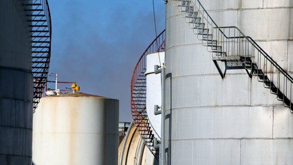The Qenos manufacturing plant in Altona in Melbourne’s west.