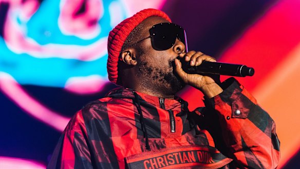 Will.i.am performing at Marvel Stadium in Melbourne, in November, 2019.