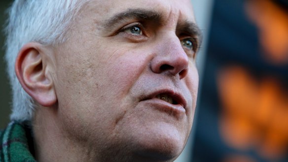 TWU national secretary Michael Kaine. 