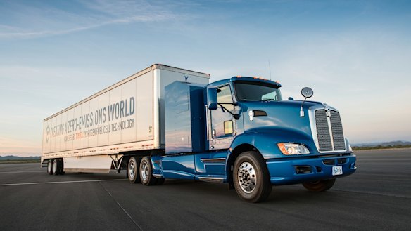 Toyota's Project Portal hydrogen fuel cell truck is now in trials.