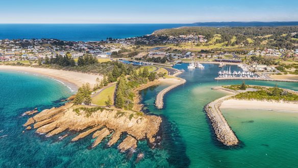 House prices have fallen far enough in coastal NSW’s Bermagui to exclude it from the club.