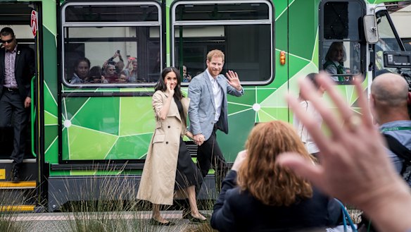 It was a quick, five-minute tram ride.