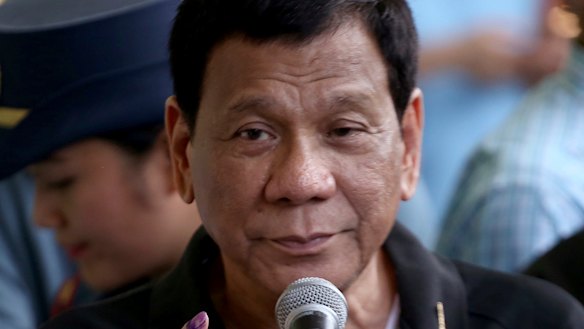 Strongman Rodrigo Duterte has referred to journalists as "spies" and "sons of bitches".