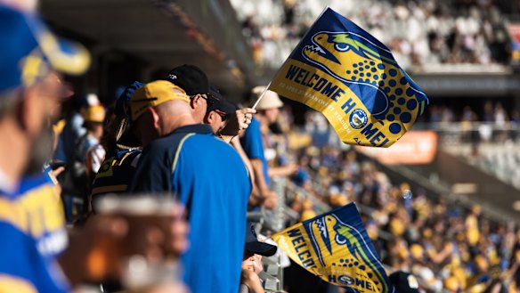 Parramatta won on Monday, but it was the shiny new stadium that stole the show.