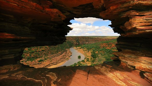 The view from Nature's Window near Kalbarri.