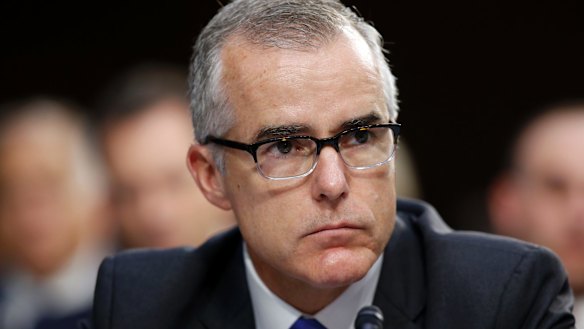 Former FBI acting director Andrew McCabe believed the agency was doing a counterintelligence review of Donald Trump's personal links to Russia.