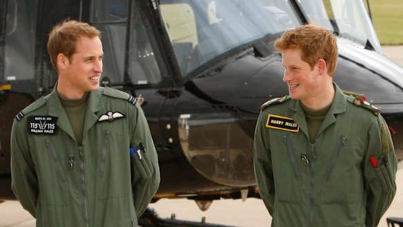 Prince William, left, will be Prince Harry's best man, returning the favour from his own wedding.
