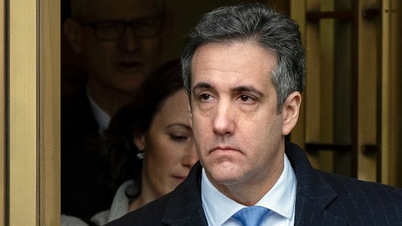 Michael Cohen, US President Donald Trump's former lawyer.