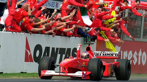 Schumacher senior is beloved from his time with Ferrari.