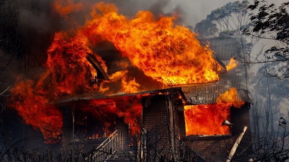 A number of properties were  lots in Dargan after a blaze tore through the area.