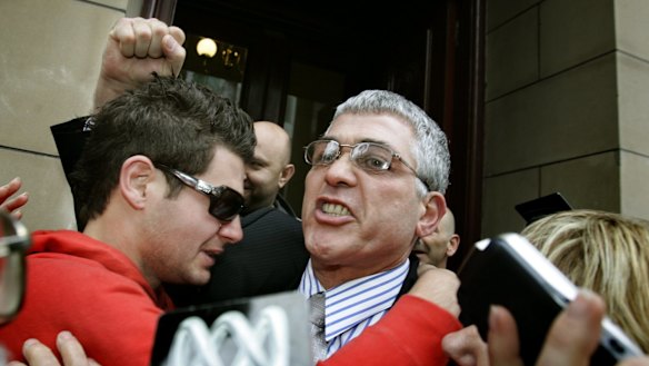 Mick Gatto walks free from the Supreme Court after being aquitted of murdering Andrew Veniamin in a Carlton restaurant in 2004