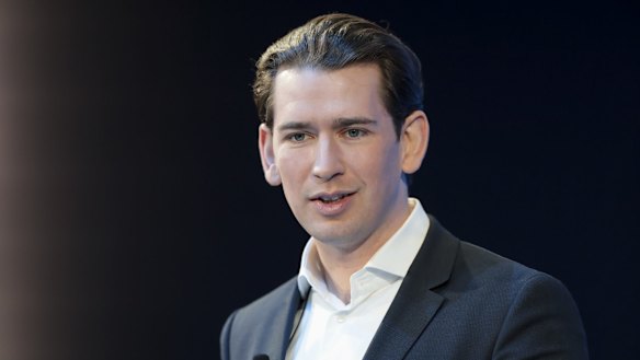 Austrian Chancellor Sebastian Kurz.