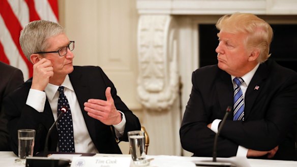 Tim Cook has been busy lobbying US President Donald Trump against the tariffs.