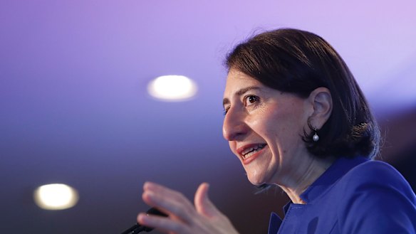 NSW Premier Gladys Berejiklian wants to halve migration into NSW to 45,000 people a year.