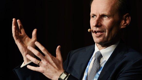ANZ boss Shayne Elliott said revenue growth would continue to be "constrained" in the second half.