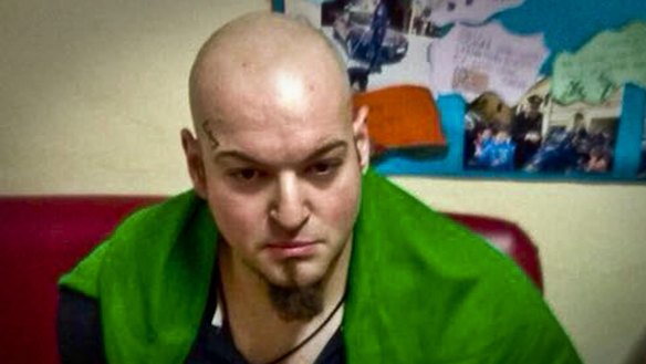 Luca Traini, who is accused of having shot  several people in Macerata, Italy, on  February 3.