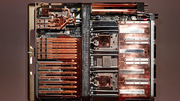 The Nvidia Kyber Compute Blade GPU.