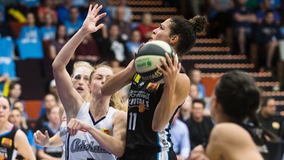 Kia Nurse was a star for the home side.