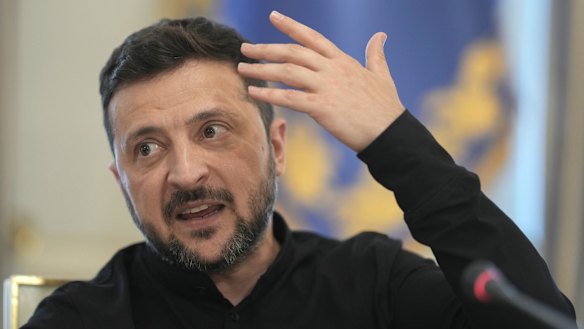 Ukraine President Volodymyr Zelensky.