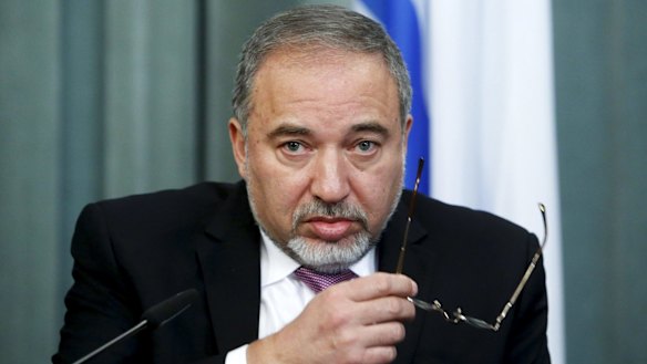 Foreign Minister Avigdor Lieberman.