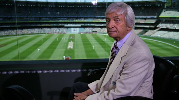 Legend: The one and only Richie Benaud.