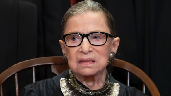 Justice Ruth Bader Ginsburg is one of three women on the US Supreme Court.