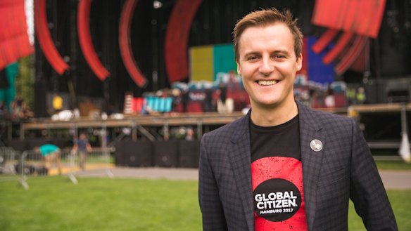 Global Citizen chief executive, Australian humanitarian Hugh Evans.