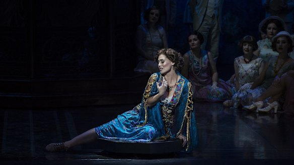 Julie Lea Goodwin as Hanna in The Merry Widow.