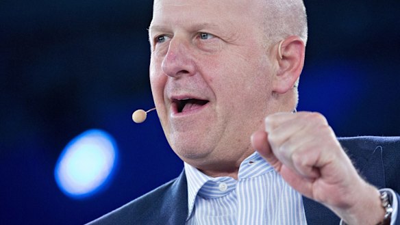 Goldman Sachs chief David Solomon.