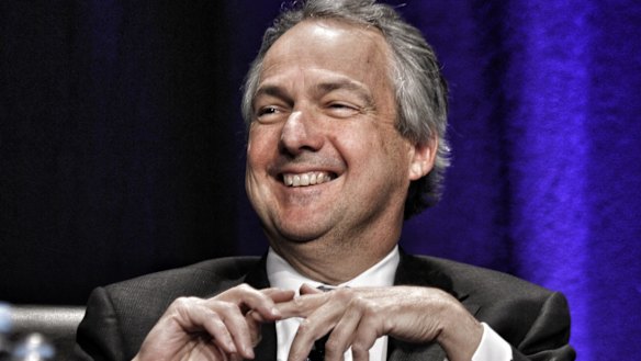 Lots to smile about: Macquarie CEO Nicholas Moore. 