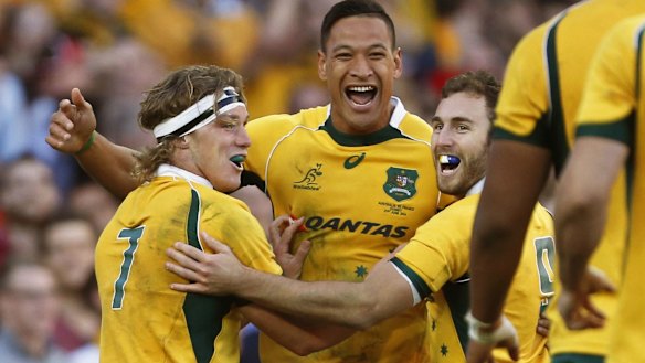 Young leader: Michael Hooper in 2014.