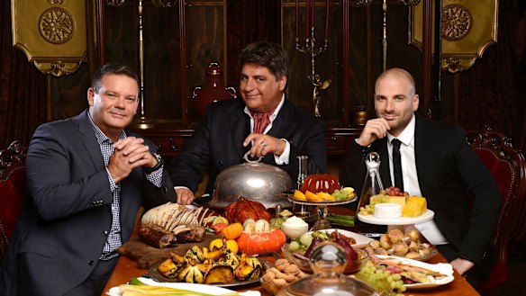 MasterChef Australia judges Gary Mehigan, Matt Preston and George Calombaris.