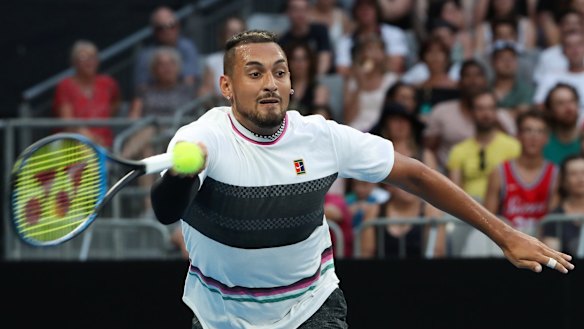 Nick Kyrgios can be redeemed, Lleyton Hewitt says.