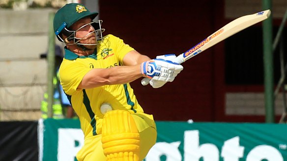 Fuming: Aaron Finch.