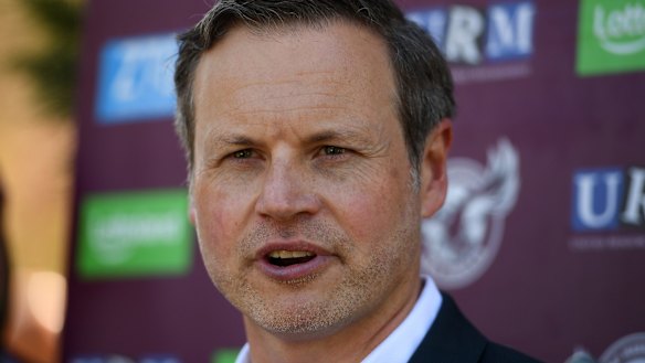 Standing his ground: Manly chairman Scott Penn is confident there won't be a player exodus from Manly.