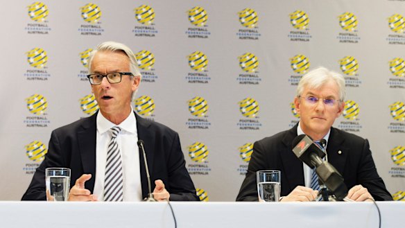 FFA boss David Gallop and chairman Steven Lowy will be weary of Canberra's small population. 