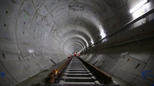 Most of the metro rail line from Sydney's CBD to Westmead will be underground.