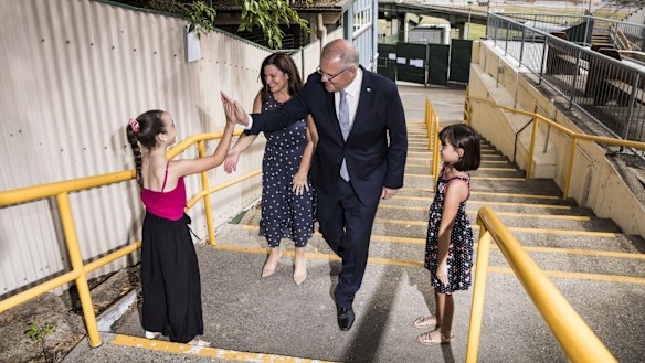 We are being told a story about how each leader is, underneath all the politics, a family man.