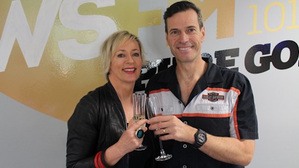 WSFM’s Amanda Keller and Brendan Jones won the Best On Air team, for the fifth time at the ACRA Awards.