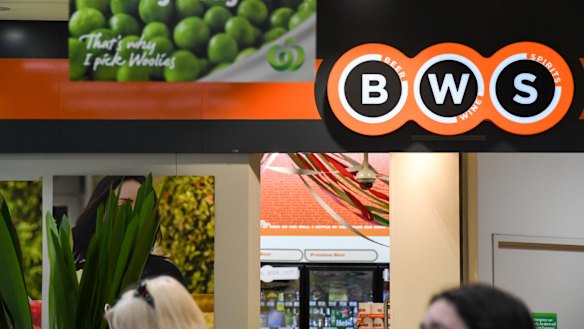 Earnings fell in Woolworths' booze business - which includes BWS and Dan Murphy's.