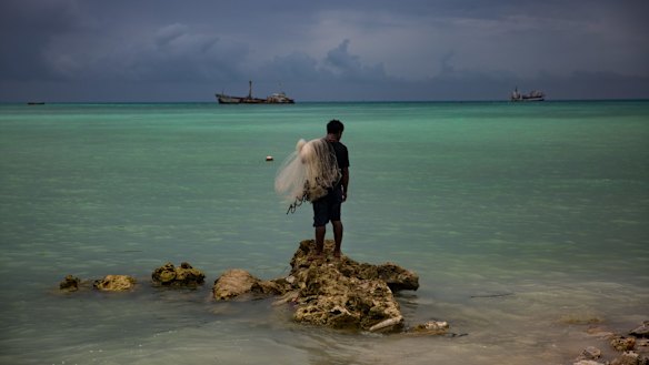 Low-lying countries such as Kiribati are threatened by climate change. 