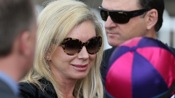 Trumbull trainer Kim Waugh.