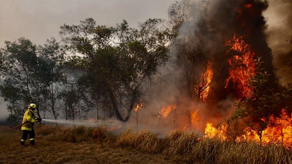Fire crews tackle flare ups on the Hillville Fire 