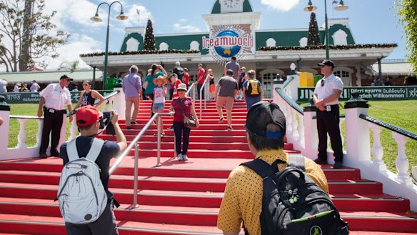 Guests return to Dreamworld in late 2016 after the park closed following the ride tragedy.