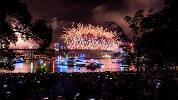 Royal Botanic Gardens on New Year's Eve, 2017.